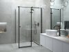 BESCO Kabina prysznicowa Pixa Black 120x80 Lewa PPL-128-195B